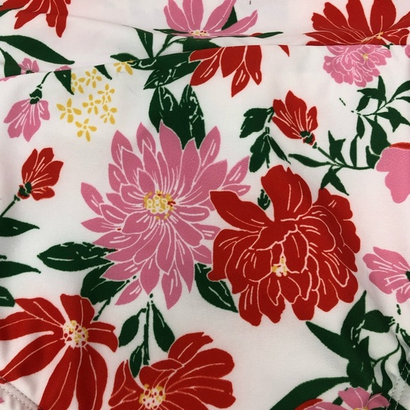 ModCloth 3X santa Barbara Saturdays Floral 0414 Bikini Bottoms tie - Picture 6 of 11